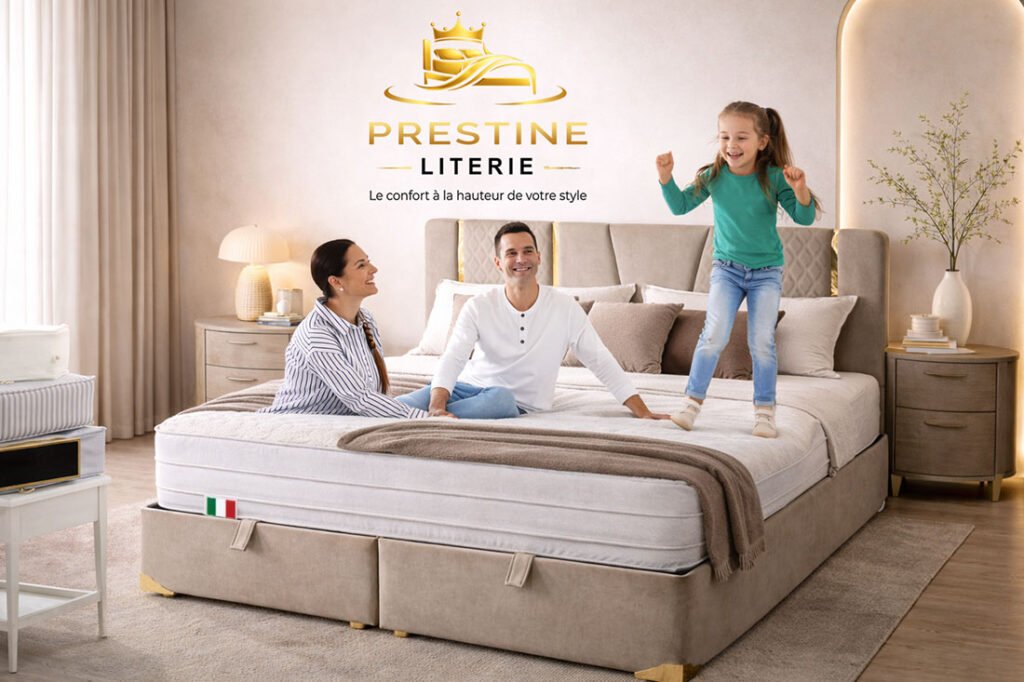Confort familial avec Prestine Literie